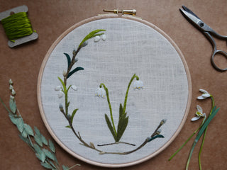 Embroidery Pattern 'Spring Snowflakes'