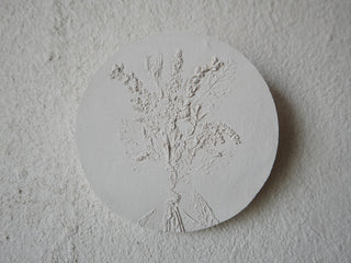 Botanical bas relief 'Solidago'