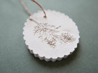 baumschmuck weihnachten geschenkanhänger gips