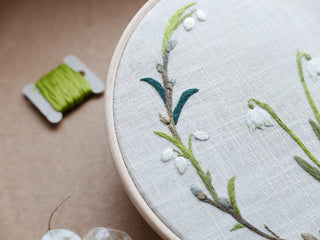 Embroidery Pattern 'Spring Snowflakes'