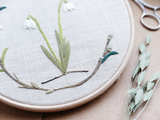 Embroidery Pattern 'Spring Snowflakes'