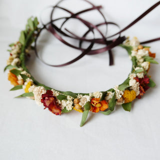 Flower crown 'Sunset'