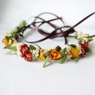 Flower crown 'Sunset'