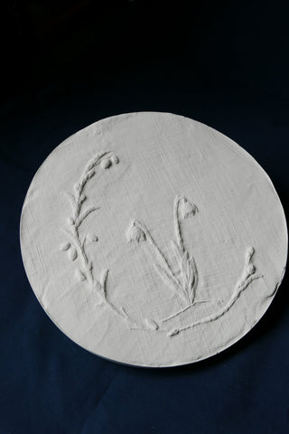 Relief Ornament 'Spring Snowflake'