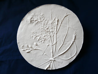 Botanical Bas Relief 'Lilac & Clematis'