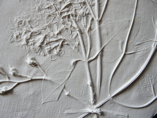 Pflanzenrelief 'Flieder & Clematis'