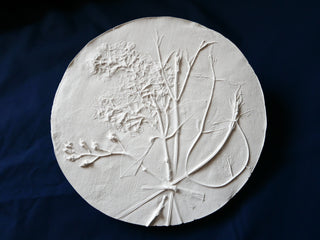 Pflanzenrelief 'Flieder & Clematis'