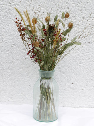 Trockenblumen 'Hagebutte und Gräser'