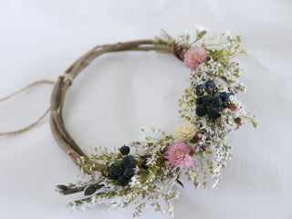 kranz weidenkranz trockenblumen