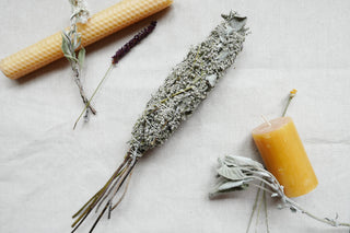 räucherbündel smudge stick salbei beifuss öko bio