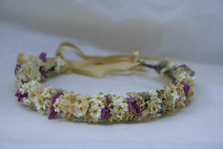 Haarkranz 'Himbeer Caramell'