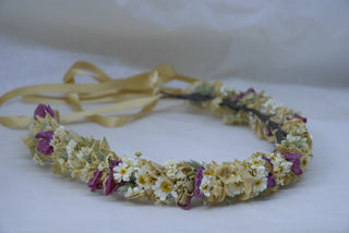 Haarkranz 'Himbeer Caramell'