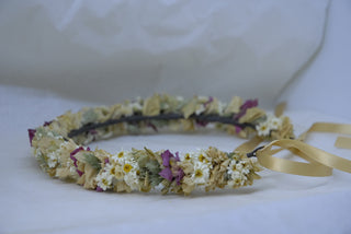 Haarkranz 'Himbeer Caramell'