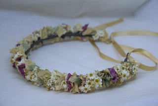 Haarkranz 'Himbeer Caramell'