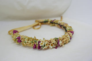 Haarkranz 'Himbeer Caramell'