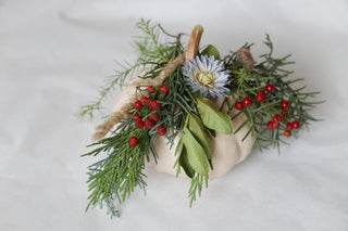 Zierkürbisarrangement (Bio)