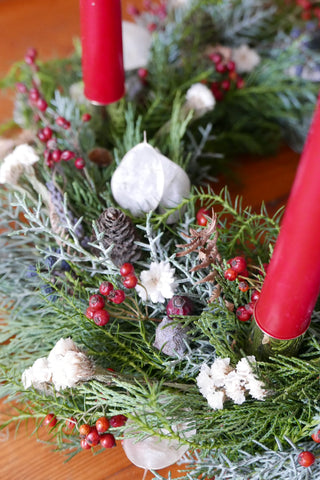 Adventskranz 'Hagebutte'