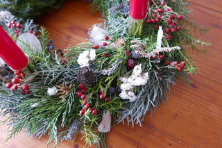Adventskranz 'Hagebutte'
