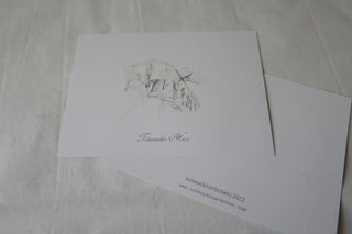 Postkarte 'Tränendes Herz'