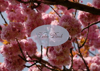 Postkarte 'Vielen Dank'