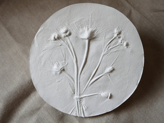 Botanical Bas Relief 'Papaver & Geum'