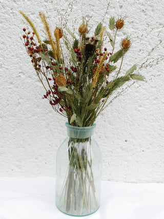 Trockenblumen 'Hagebutte und Gräser'