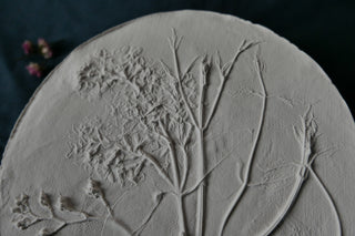 Botanical Bas Relief 'Lilac & Clematis'