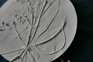 Botanical Bas Relief 'Lilac & Clematis'