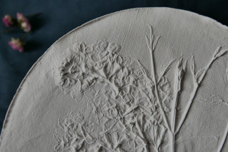 Botanical Bas Relief 'Lilac & Clematis'