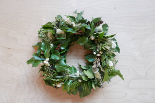 Trauerkranz slowflowers kompostierbar nachhaltig efeu