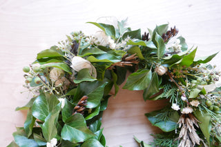 Winterlicher Trauerkranz