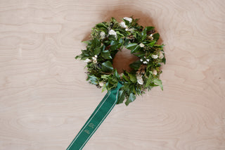 Winterlicher Trauerkranz