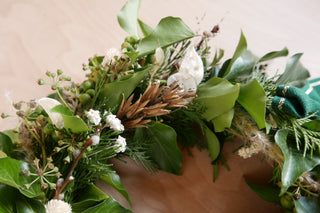 Winterlicher Trauerkranz