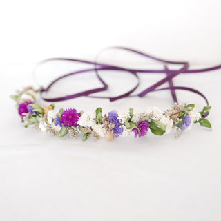 Flower crown 'Sunset'