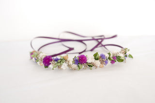 Flower crown 'Sunset'