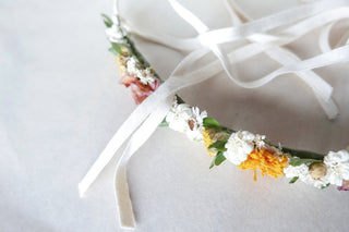 Flower crown 'Sunset'