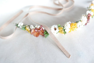 Flower crown 'Sunset'