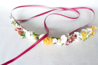 Flower crown 'Sunset'