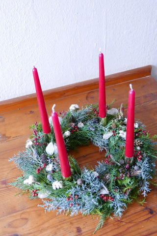 Adventskranz 'Hagebutte' (Bio-Pflanzen)