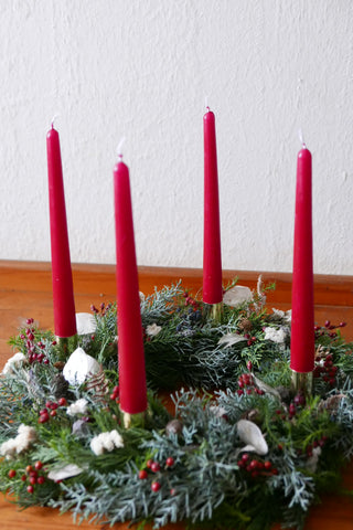 Adventskranz 'Hagebutte' (Bio-Pflanzen)