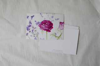 Postkarte 'Rose'